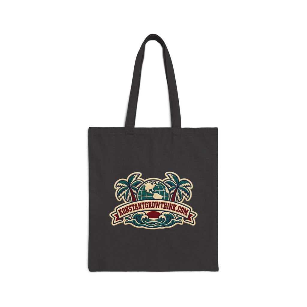 Canvas Tote — "Konstant Growth" Vintage Logo Tote Bag