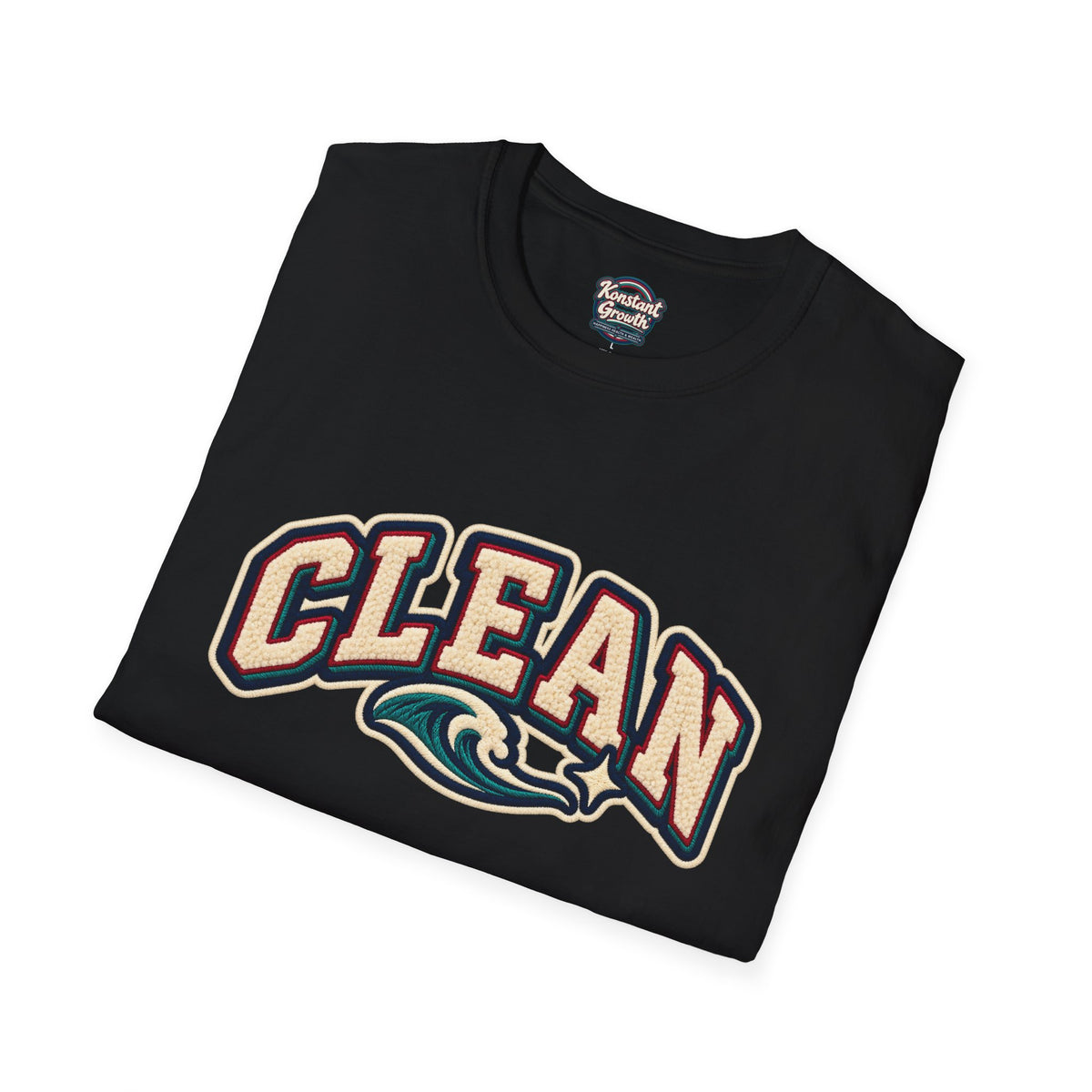 Clean Surf Vibes T-Shirt — Retro Beach Graphic Tee
