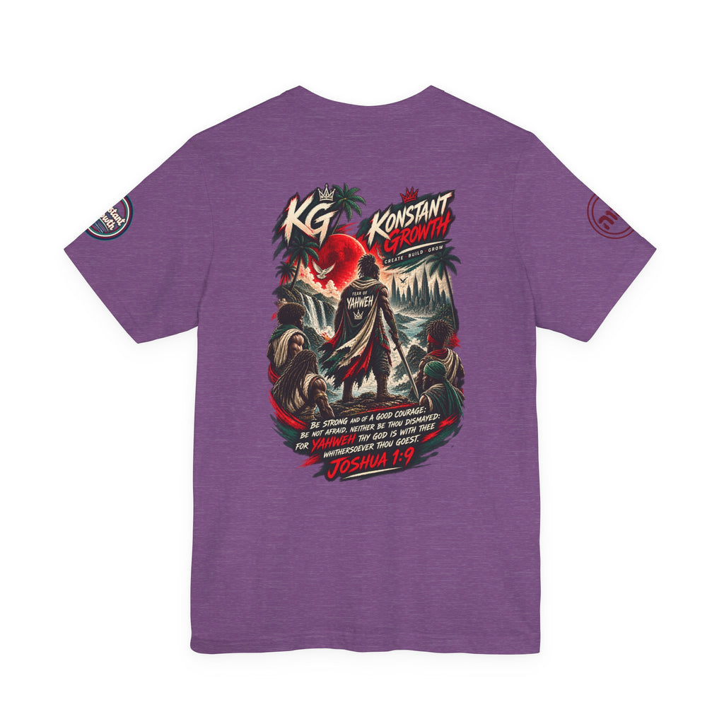 Konstant Growth Logo Tee | Joshua 1:9 Inspirational Fear Of Yahweh