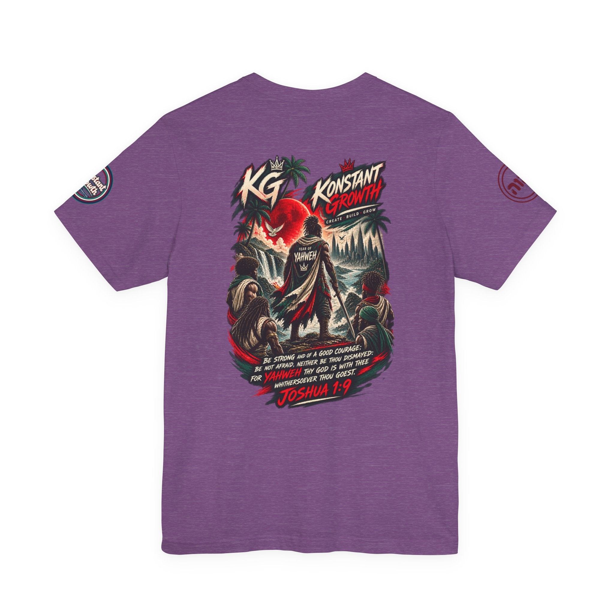 Konstant Growth Logo Tee | Joshua 1:9 Inspirational Fear Of Yahweh