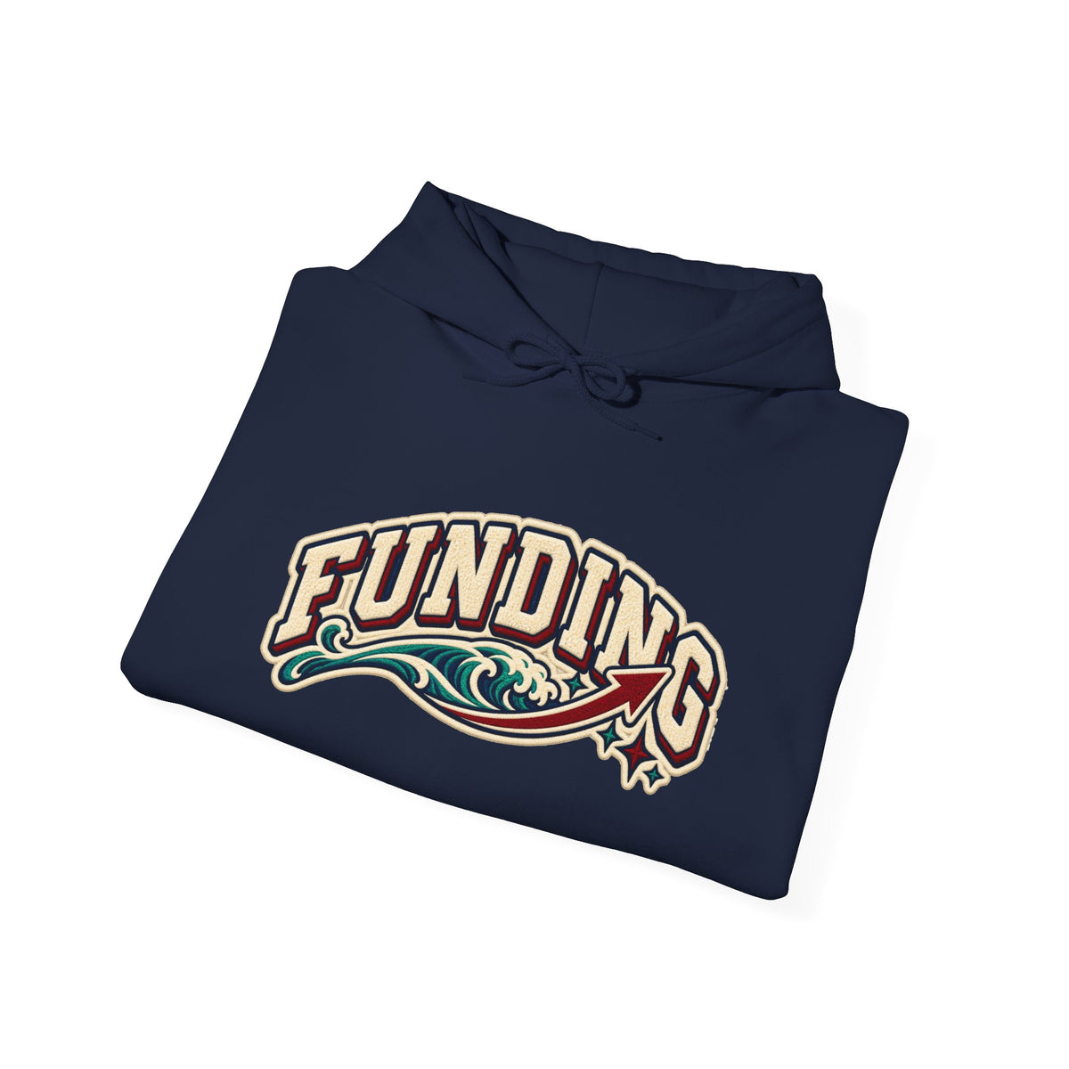 Funding Crewneck Hoodie — "Clean Build Fund" Graphic Pullover