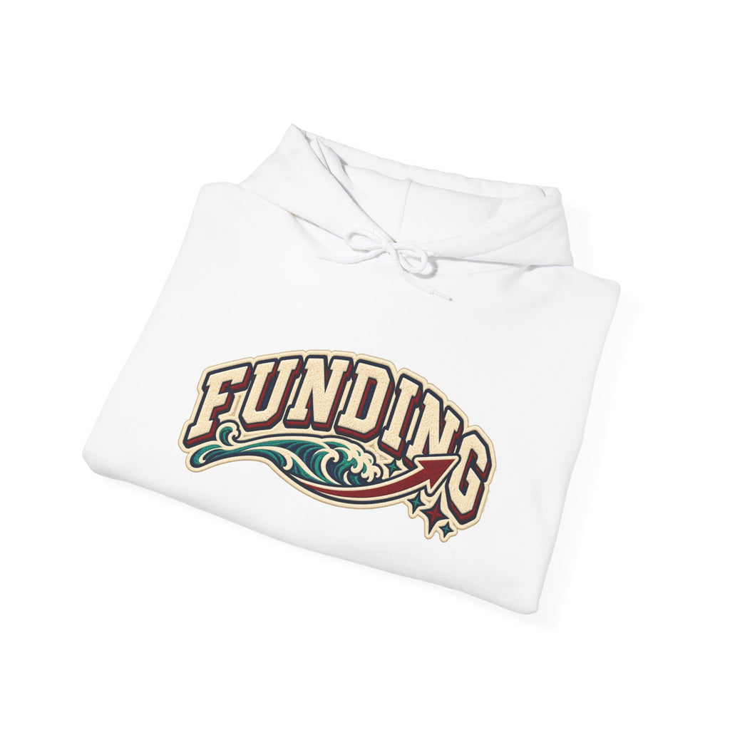 Funding Crewneck Hoodie — "Clean Build Fund" Graphic Pullover