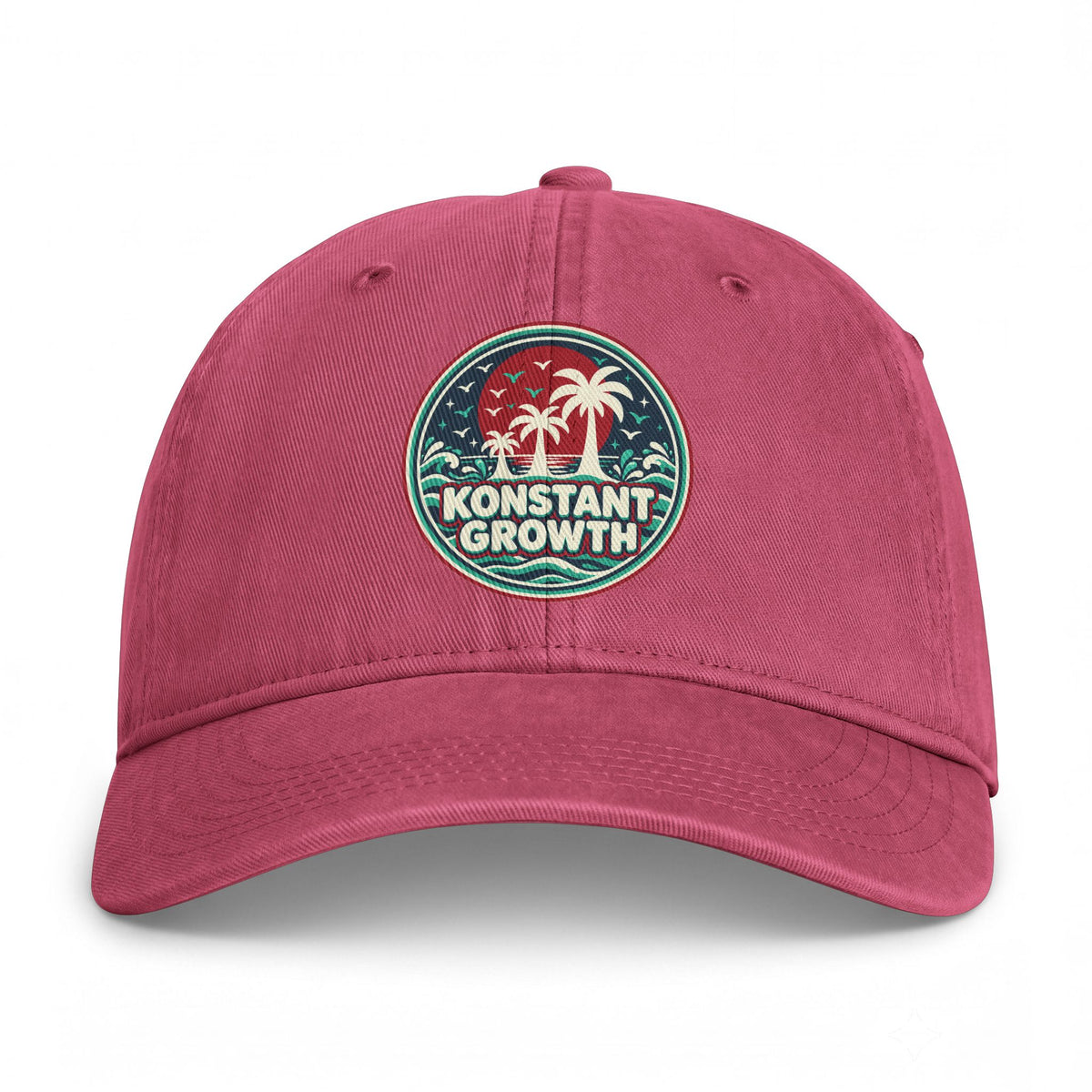 Copy of Konstant Growth Palm Hat — Coastal Vintage Baseball Cap Printify