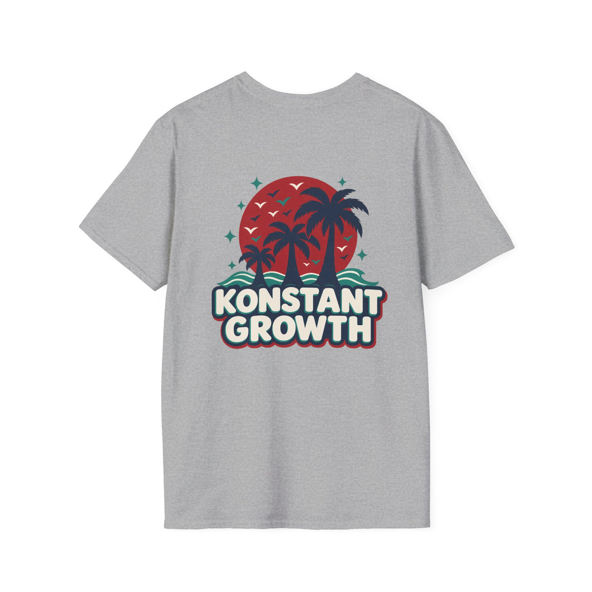 Konstant Growth Palm Sunset T-Shirt Printify