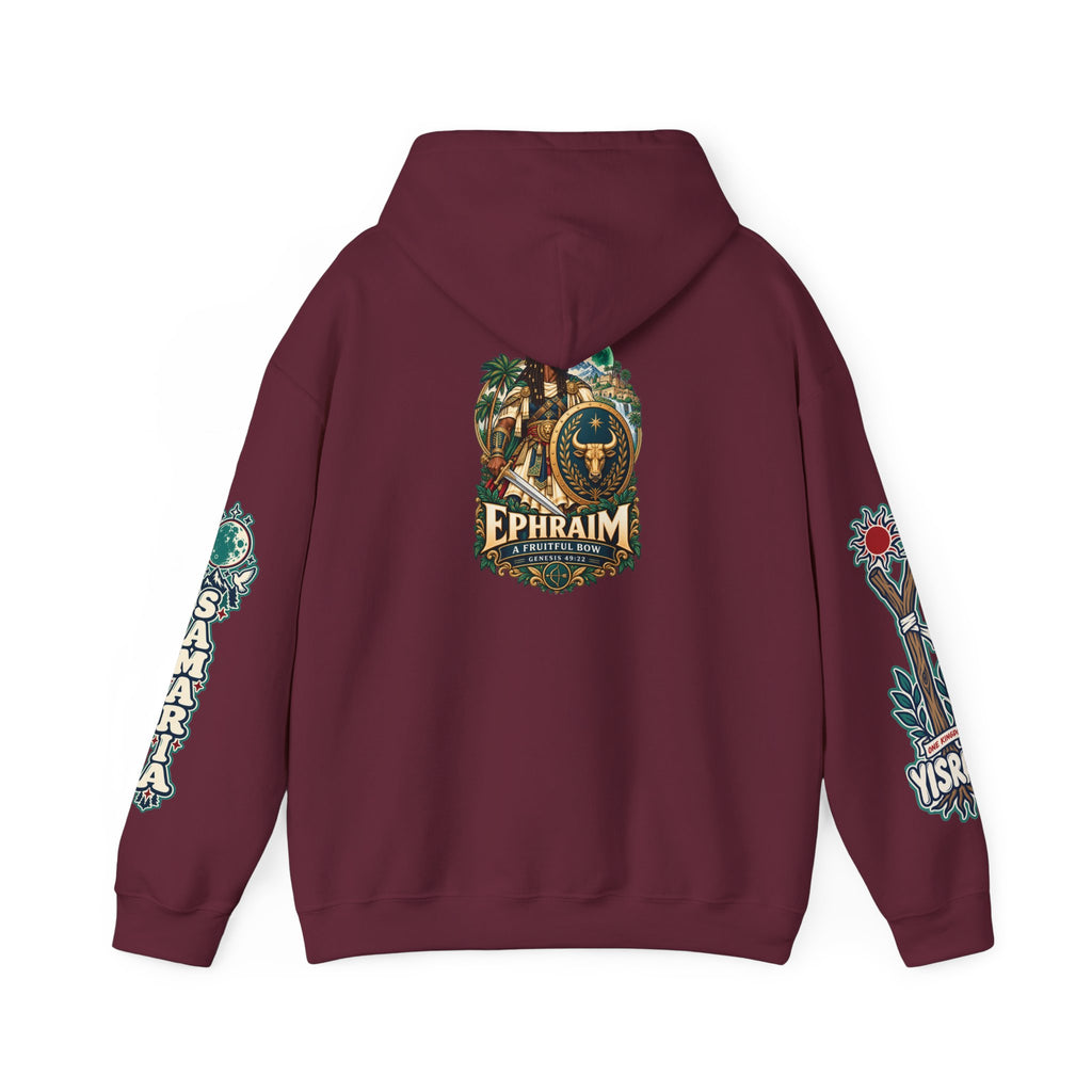 Ephraim Hoodie — Vintage Crest Graphic Hooded Sweatshirt