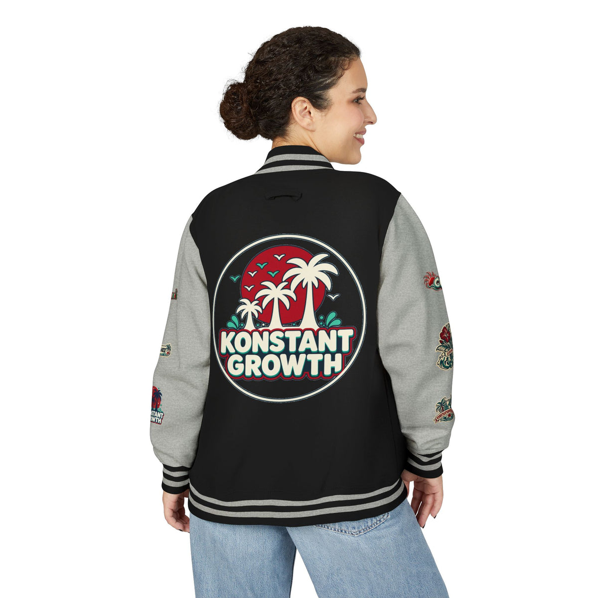 Konstant Growth Letterman Jacket Printify