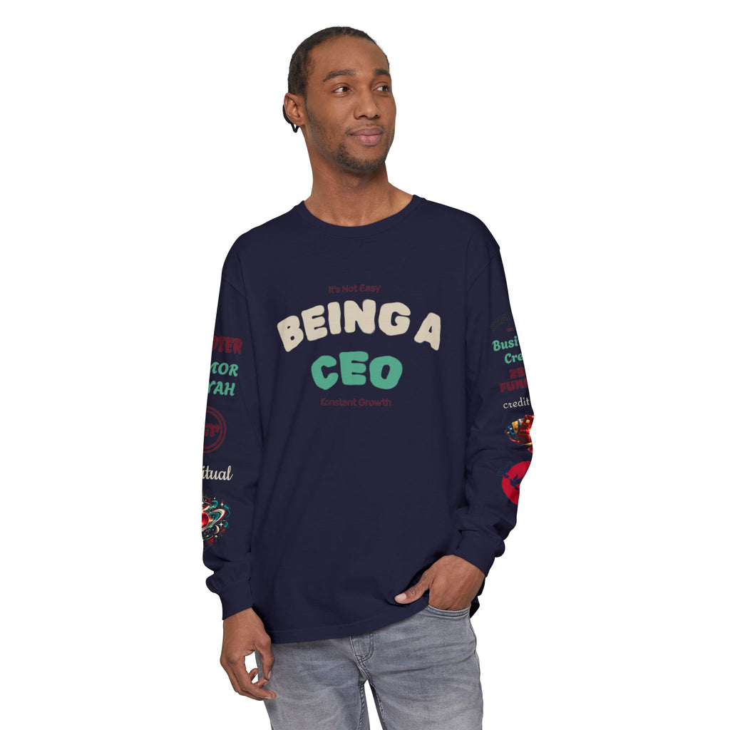 Konstant Growth Vintage Wash Long Sleeve | Premium Entrepreneur T-Shirt