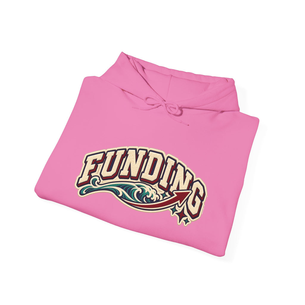Funding Crewneck Hoodie — "Clean Build Fund" Graphic Pullover
