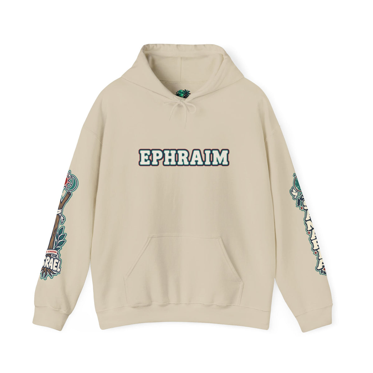 Ephraim Hoodie — Vintage Crest Graphic Hooded Sweatshirt