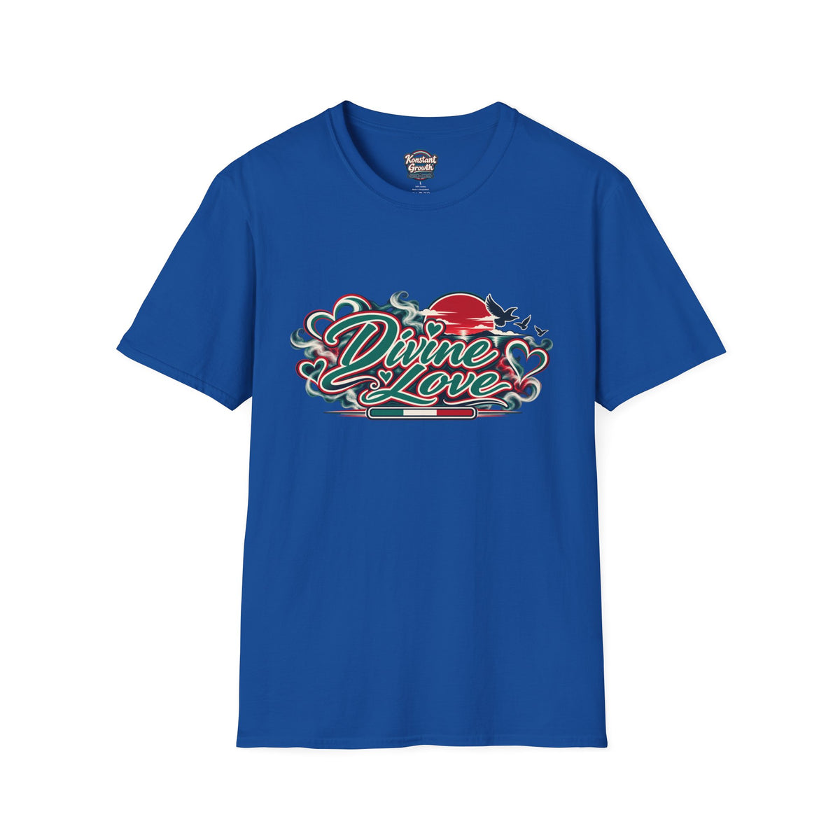 T-Shirt — Divine Love Graphic Tee (Abraham & Sarah Illustration) Printify