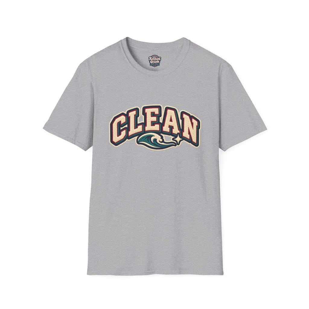 Clean Surf Vibes T-Shirt — Retro Beach Graphic Tee