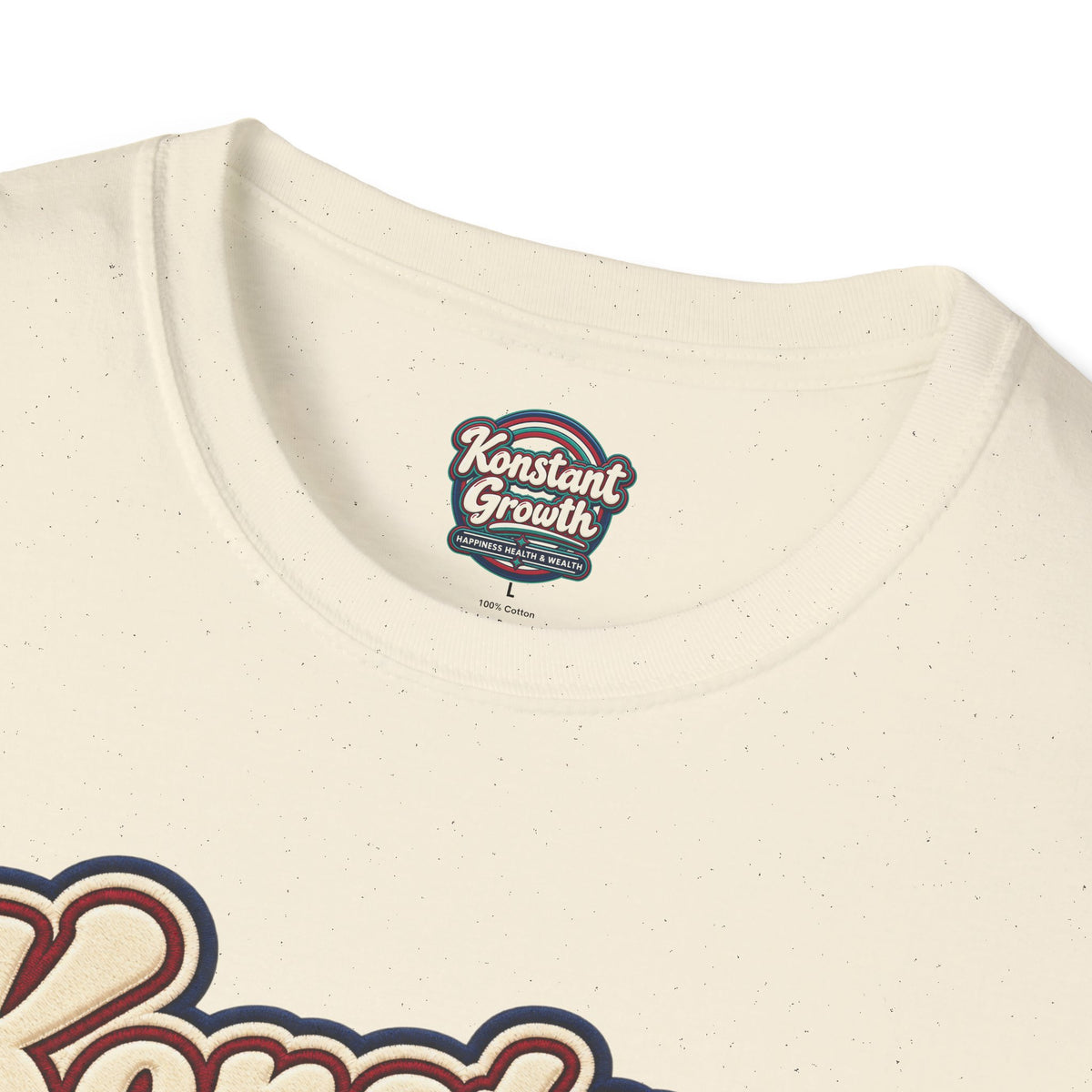 Konstant Growth T-Shirt — Retro Palm Sunset Design