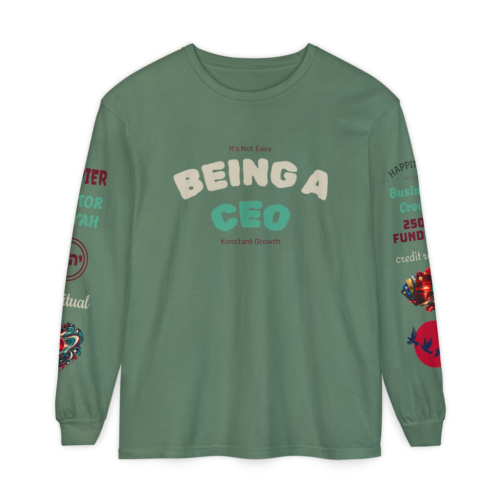 Konstant Growth Vintage Wash Long Sleeve | Premium Entrepreneur T-Shirt