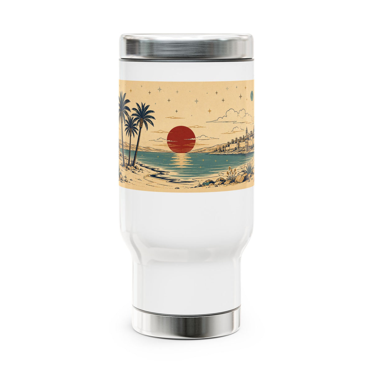 Konstant Growth Ancient Sunset Coast 14oz Travel Mug
