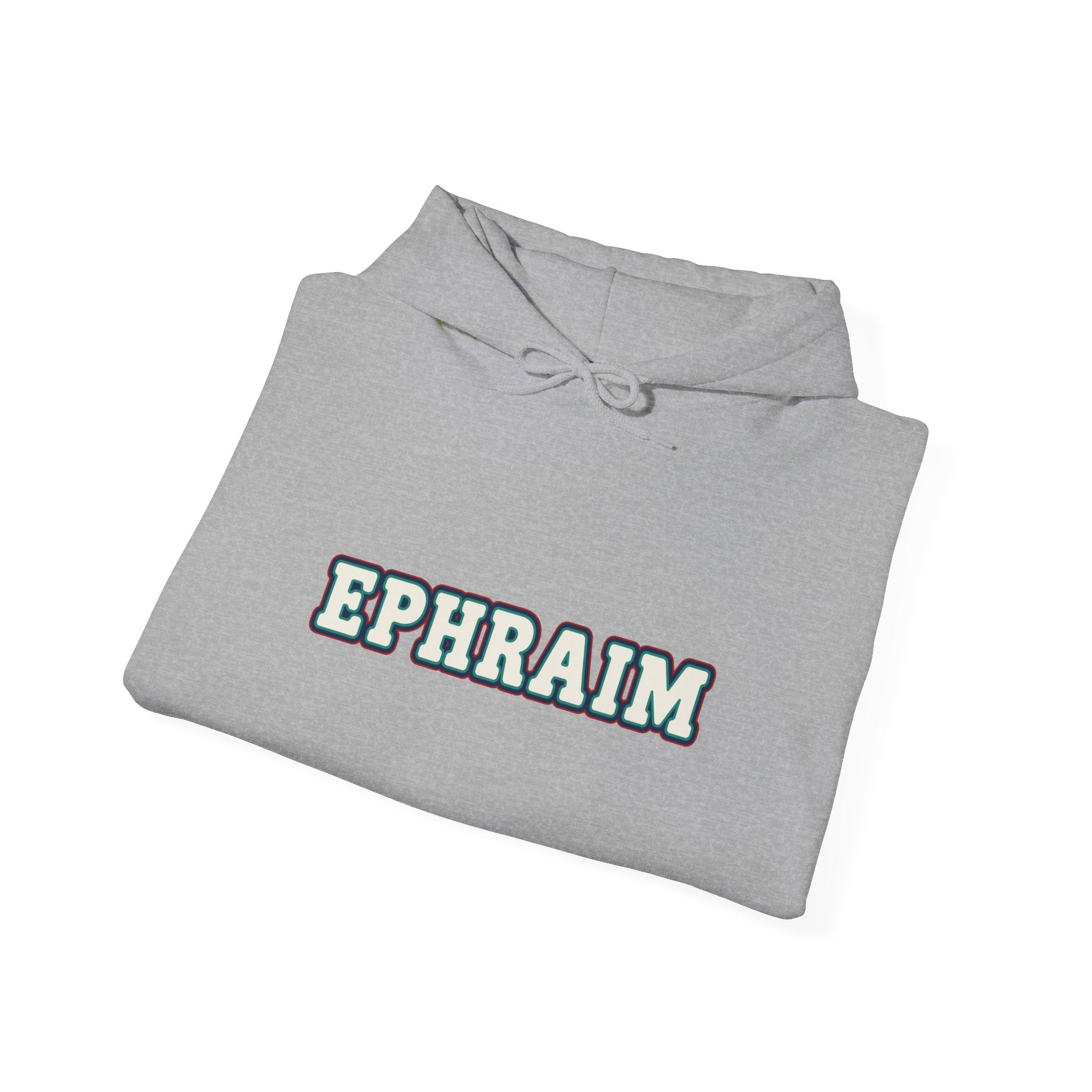 Ephraim Hoodie — Vintage Crest Graphic Hooded Sweatshirt
