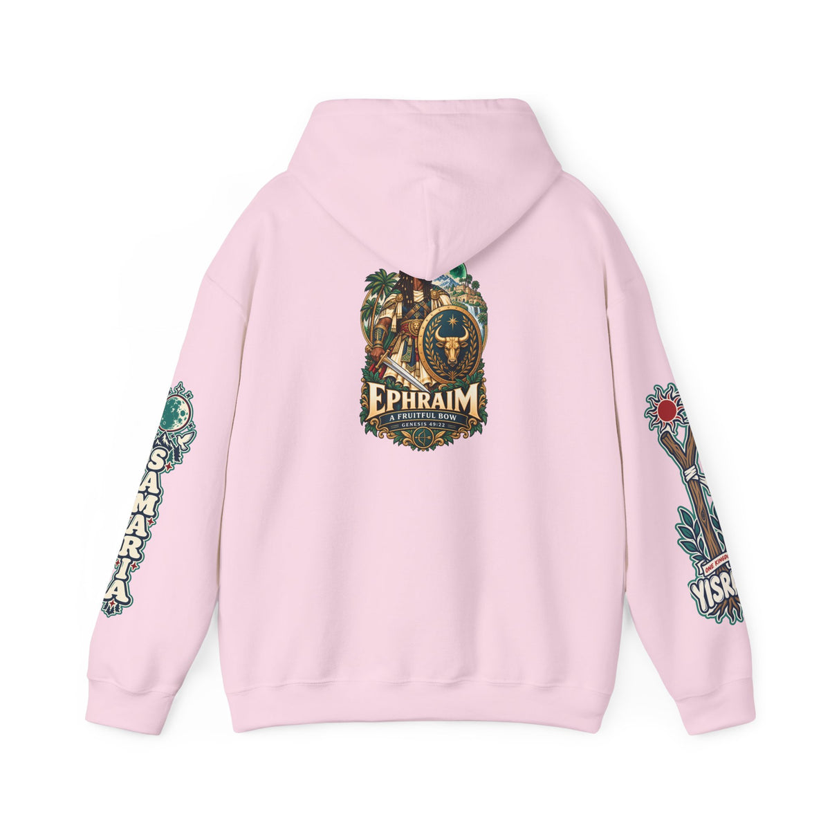 Ephraim Hoodie — Vintage Crest Graphic Hooded Sweatshirt