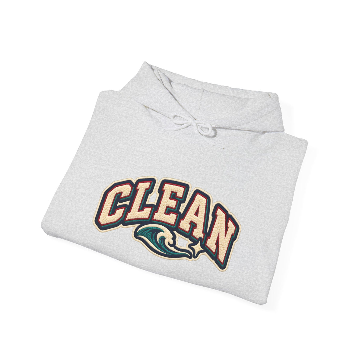 Clean Wave Hoodie — Graphic Palm-Globe Streetwear Hooded Sweatshirt