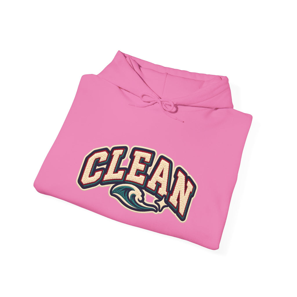 Clean Wave Hoodie — Graphic Palm-Globe Streetwear Hooded Sweatshirt