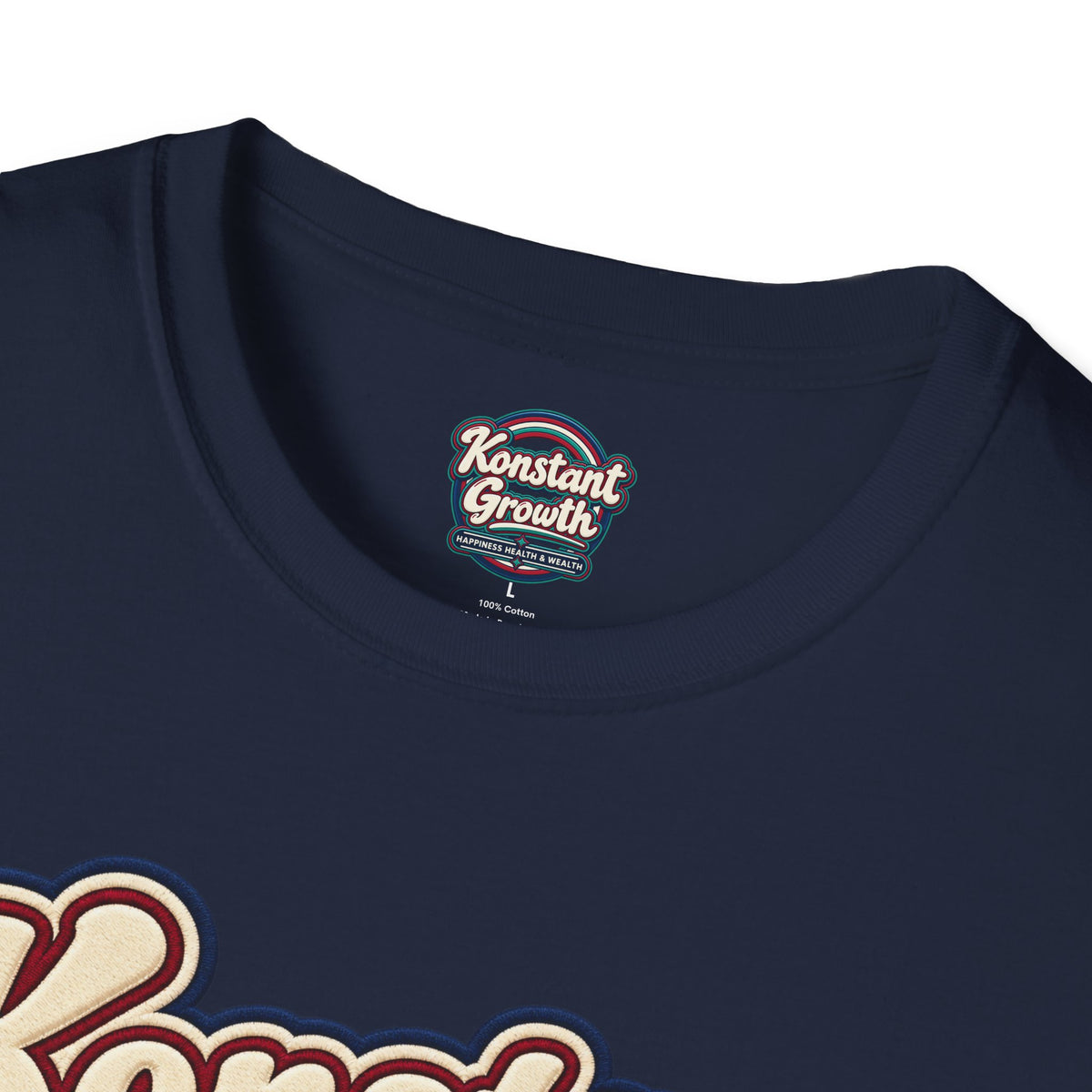 Konstant Growth T-Shirt — Retro Palm Sunset Design