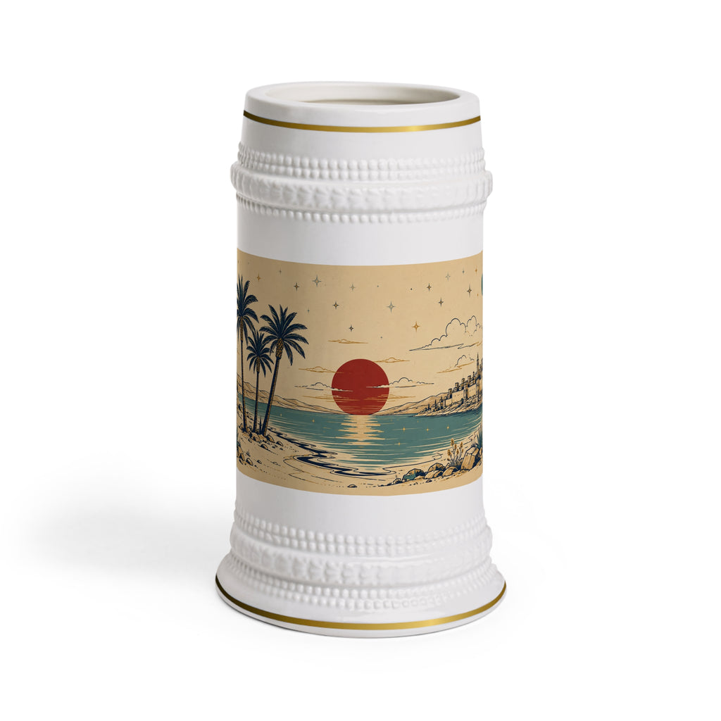 Konstant Growth Ancient Sunset Coast 22oz Ceramic Stein