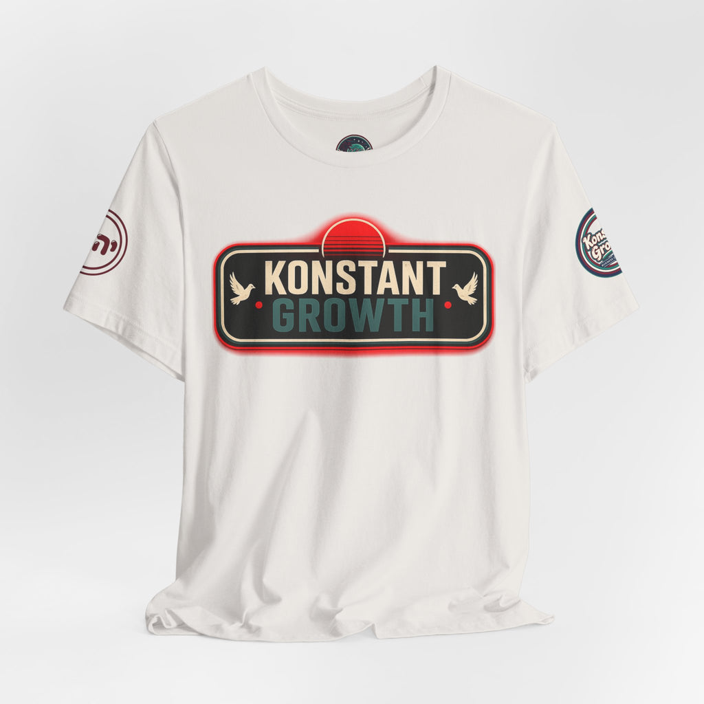 Konstant Growth Logo Tee | Joshua 1:9 Inspirational Fear Of Yahweh