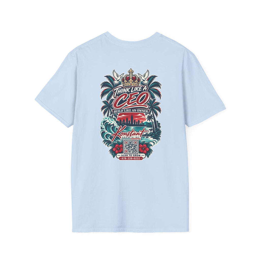 Think Like a CEO T-Shirt — Konstant Growth Motivational Graphic Tee