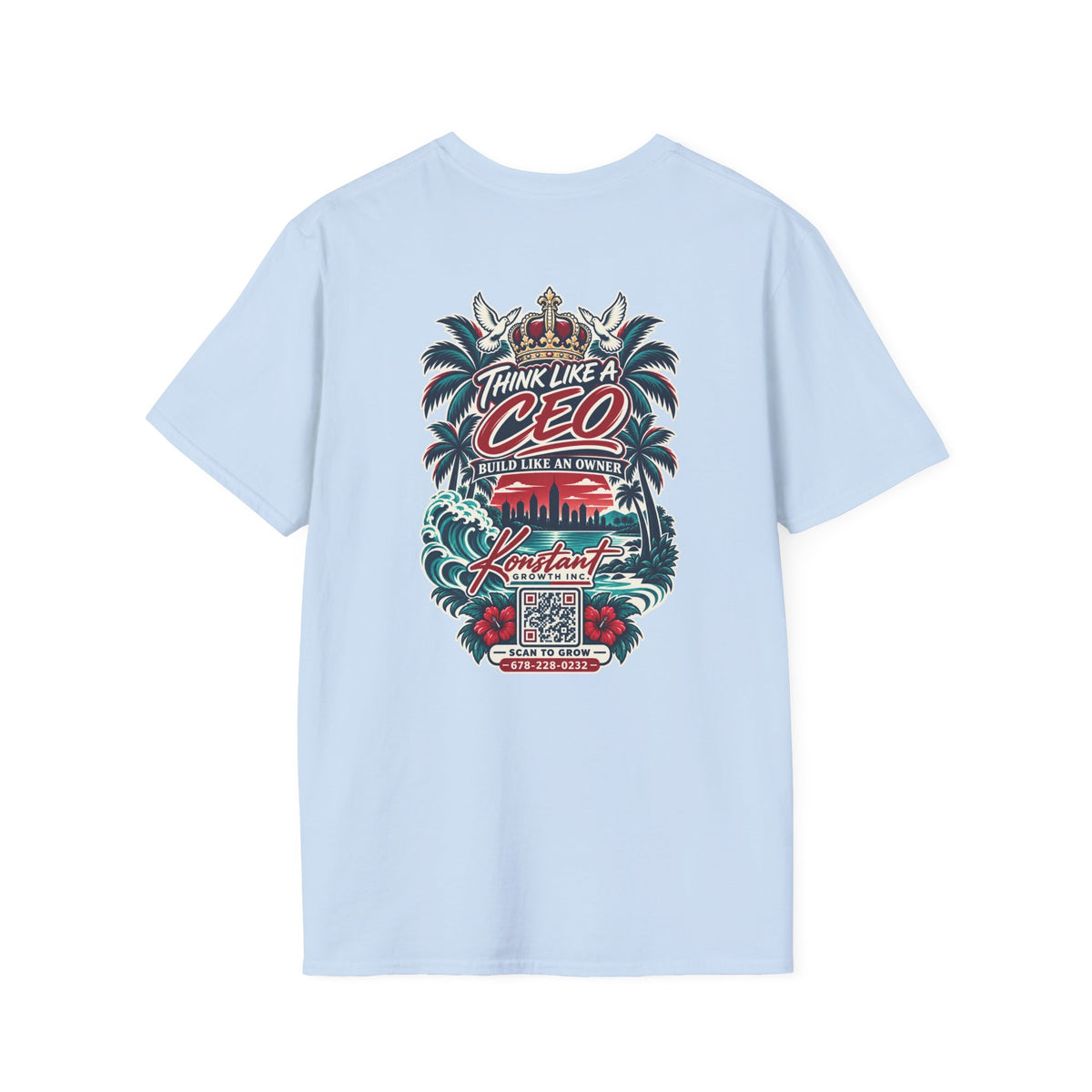 Think Like a CEO T-Shirt — Konstant Growth Motivational Graphic Tee