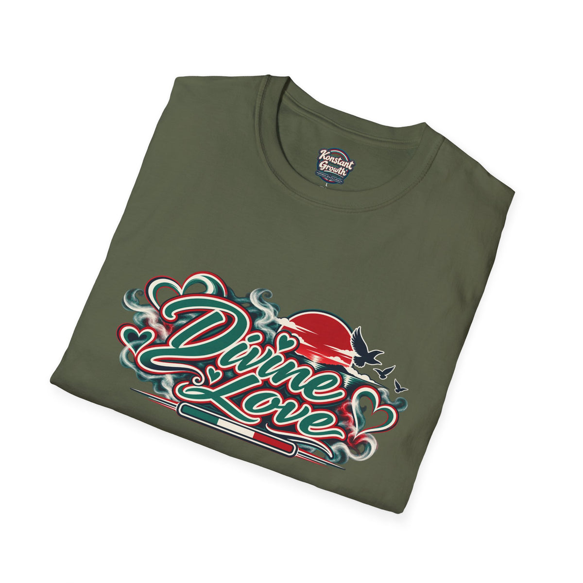 T-Shirt — Divine Love Graphic Tee (Abraham & Sarah Illustration)