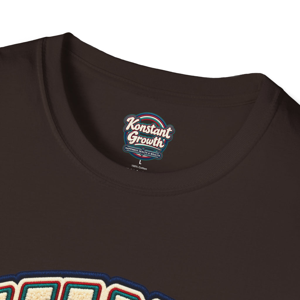 Fund & Grow Graphic T-Shirt — Retro Surf Floral Design