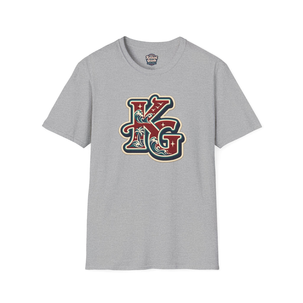 Eclipse Crest T-Shirt — Vintage Floral KG Logo