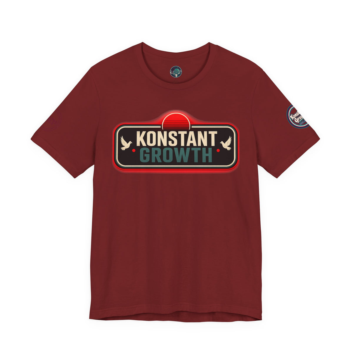 Konstant Growth Logo Tee | Joshua 1:9 Inspirational Fear Of Yahweh