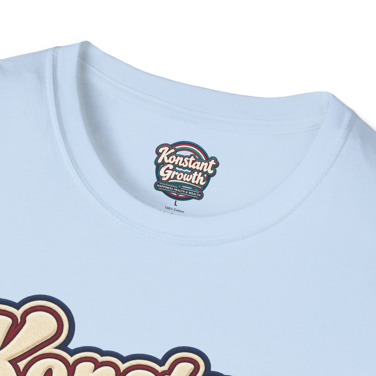 Konstant Growth T-Shirt — Retro Palm Sunset Design