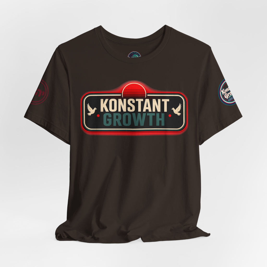 Konstant Growth Logo Tee | Joshua 1:9 Inspirational Fear Of Yahweh