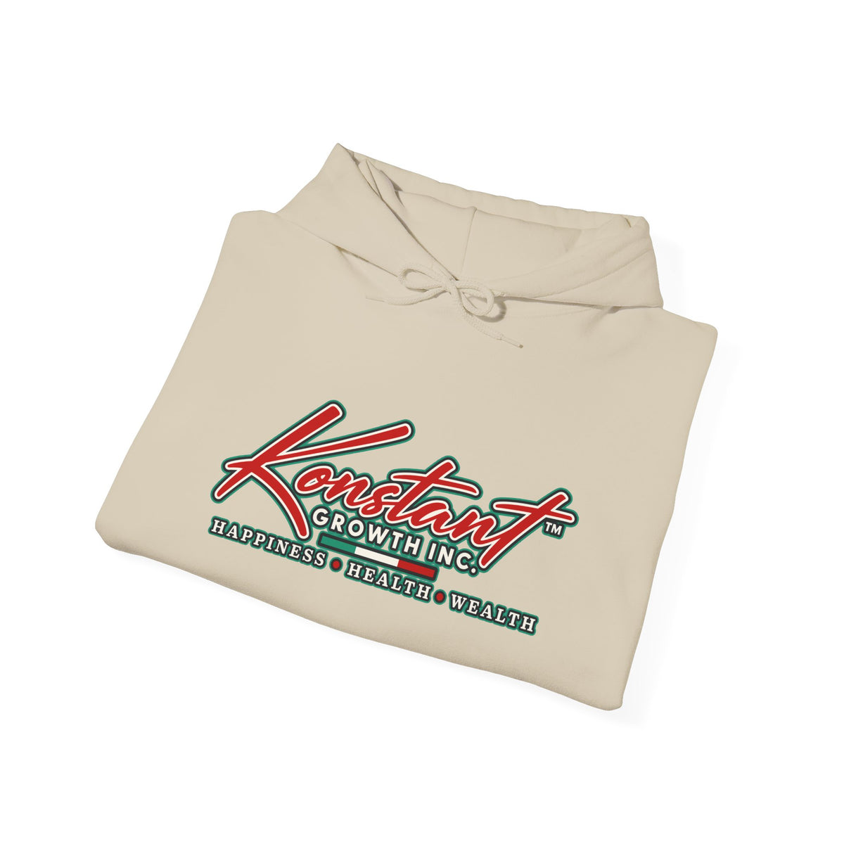 Tropical Graphic Hoodie — "Konstant Growth" Sunset Beach Pullover