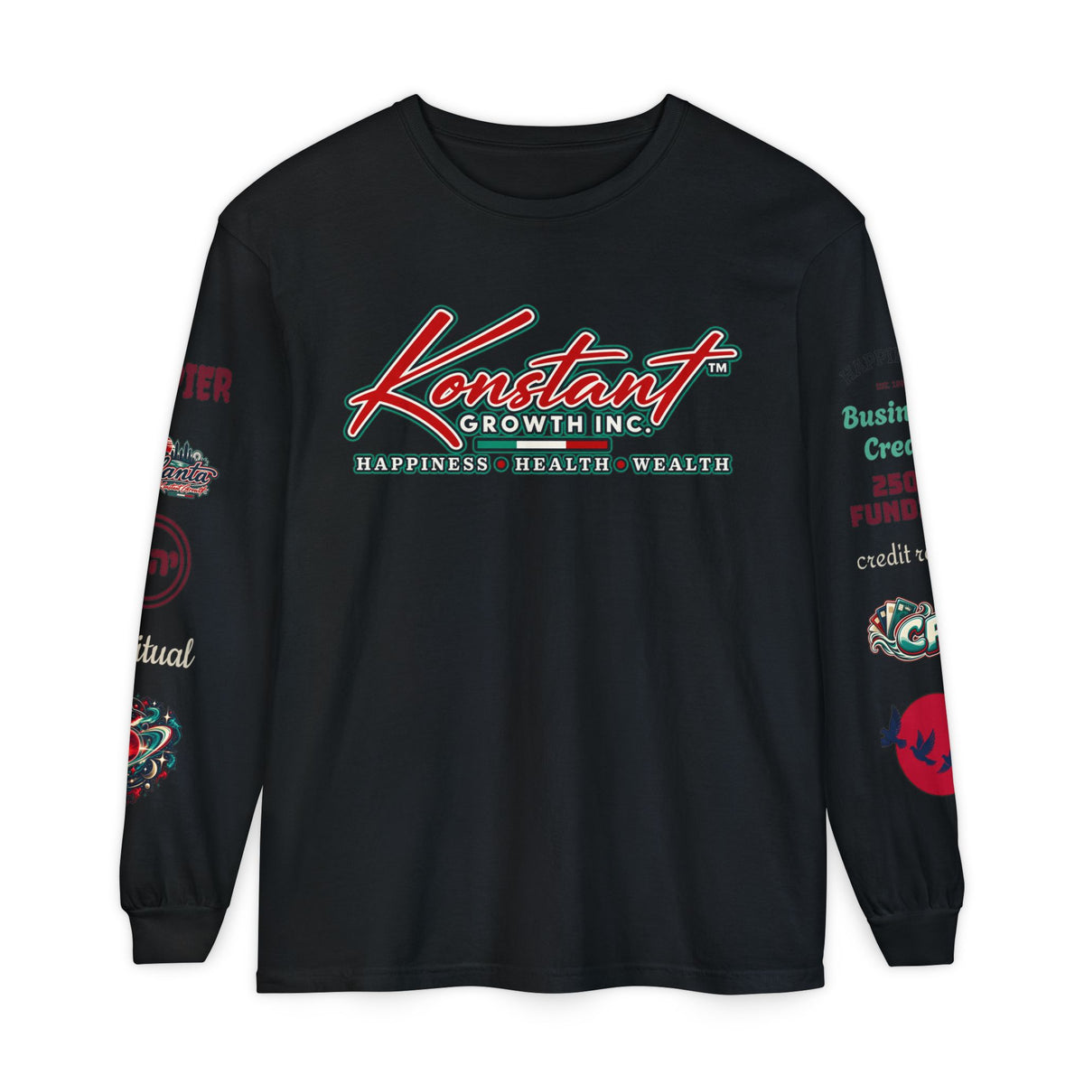 Konstant Growth Long Sleeve T-Shirt — Tropical Palm Surf Graphic