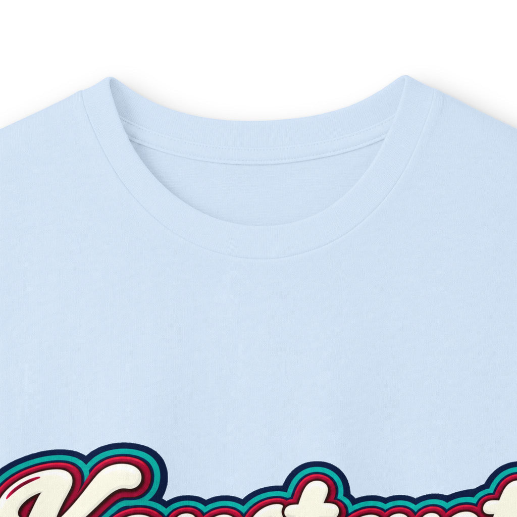 Konstant Growth Script Long Sleeve Tee | Retro Palm Sunset Beach Graphic