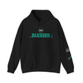 Blessed Hoodie | Surfer Palm Wave Graphic Hoodie, Tropical Beach Sweatshirt
