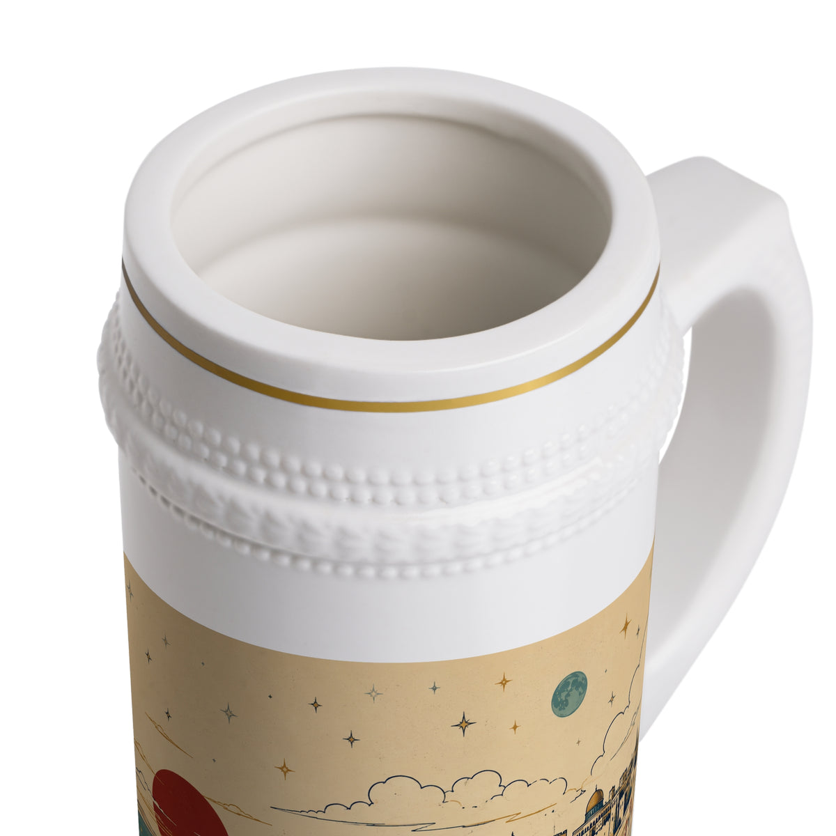 Konstant Growth Ancient Sunset Coast 22oz Ceramic Stein