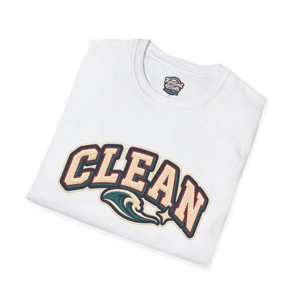 Clean Surf Vibes T-Shirt — Retro Beach Graphic Tee