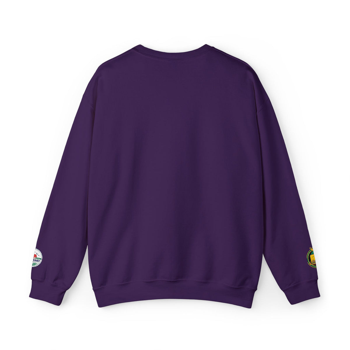 Content Creator Sweatshirt | Embroidered Script Logo, White Crewneck