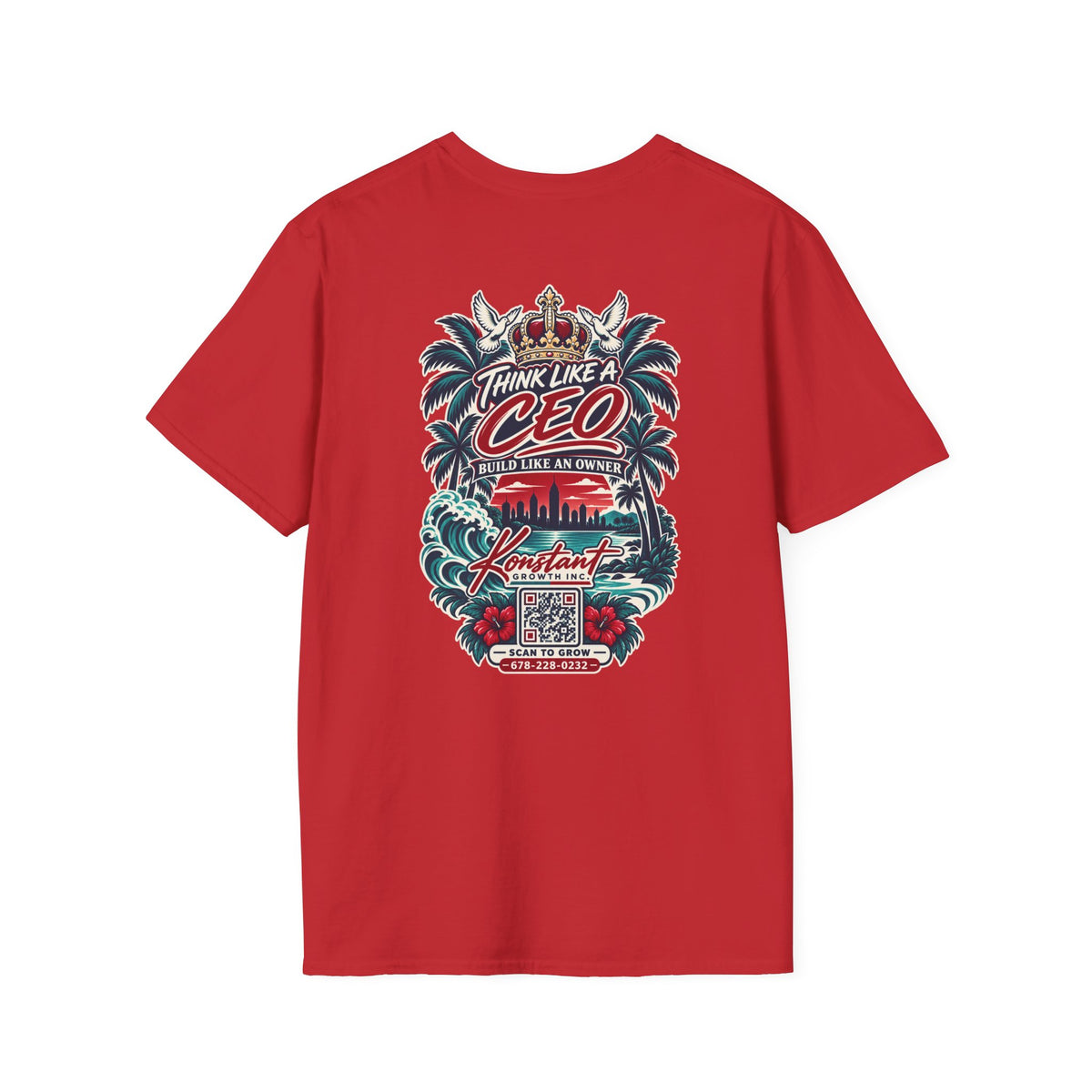 Think Like a CEO T-Shirt — Konstant Growth Motivational Graphic Tee