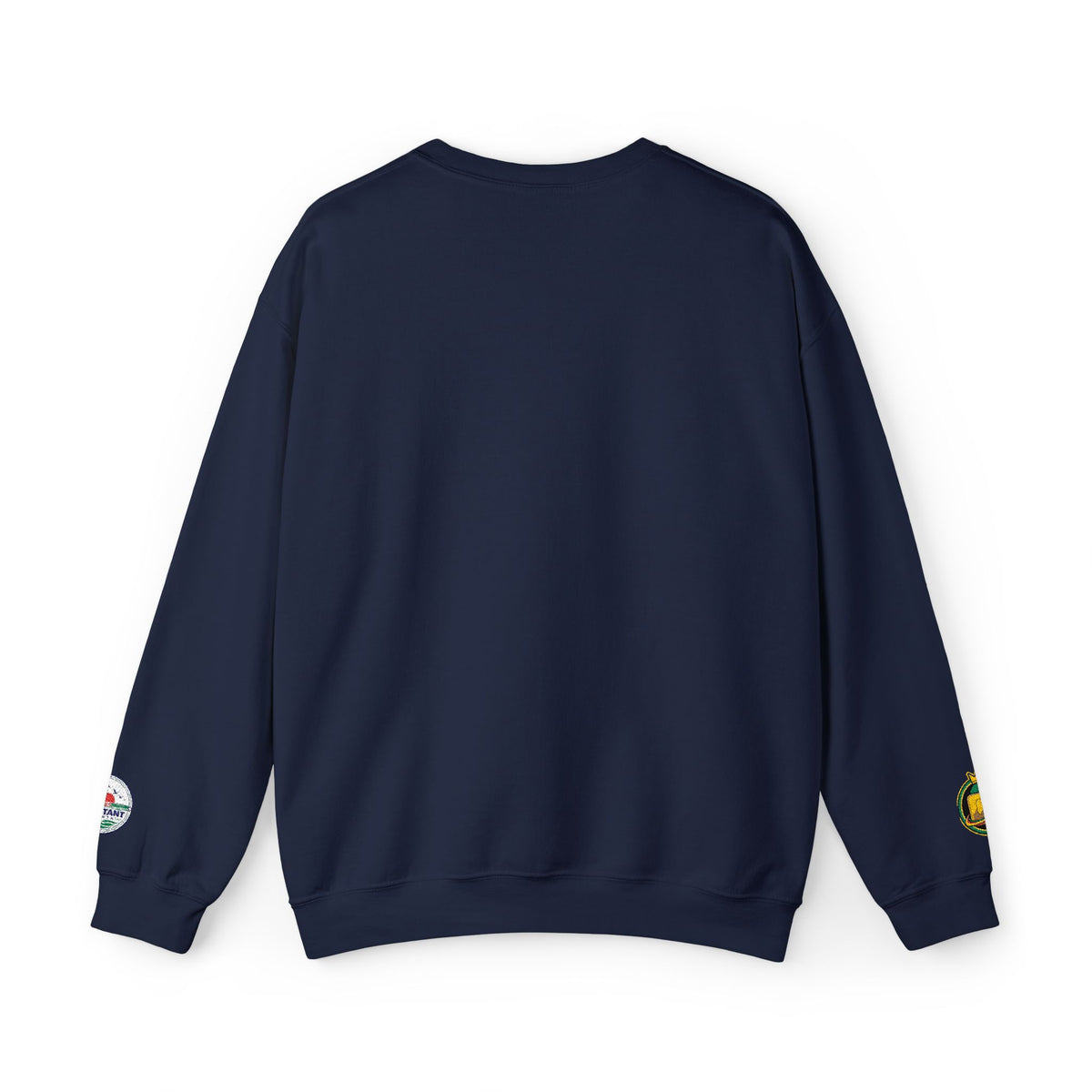 Content Creator Sweatshirt | Embroidered Script Logo, White Crewneck
