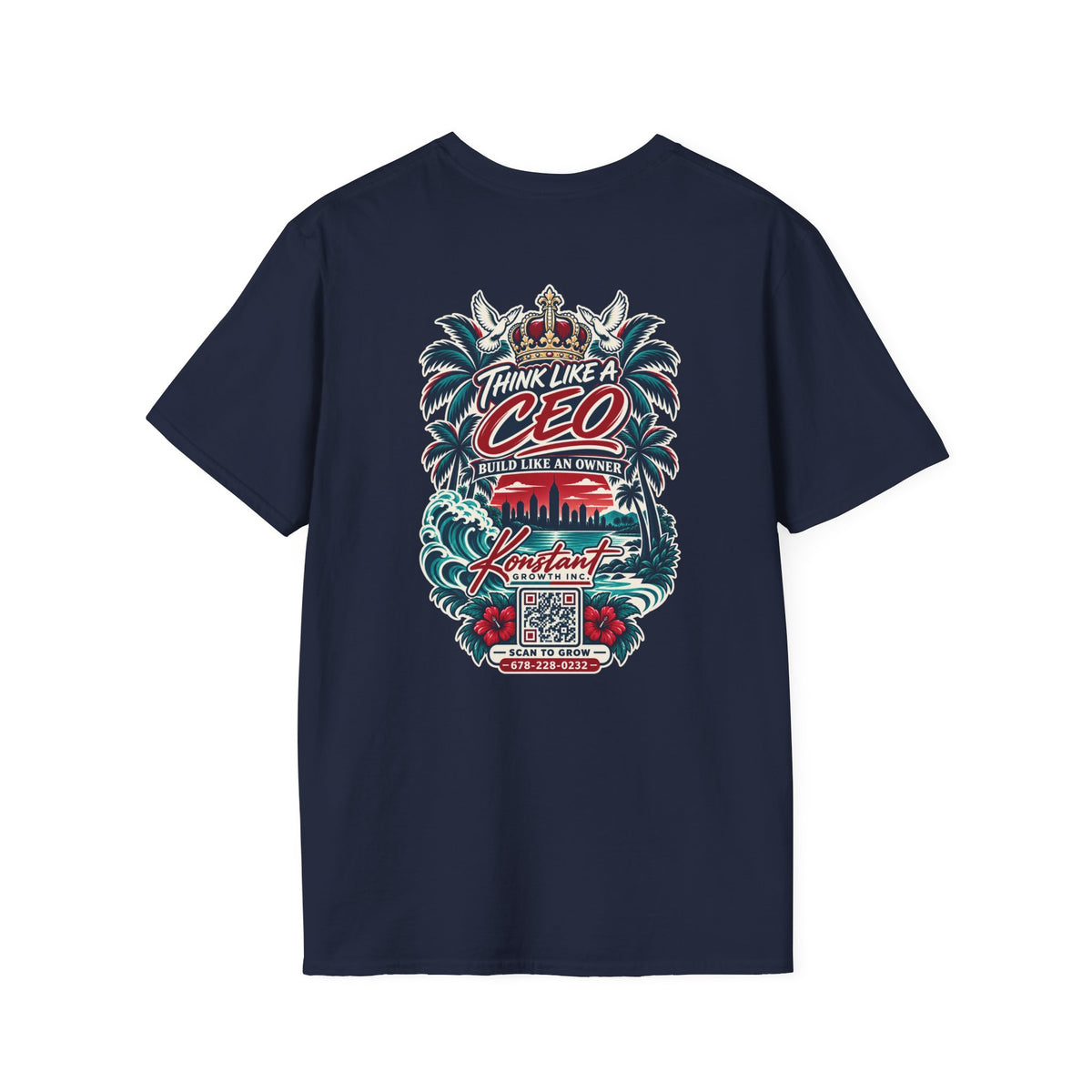 Think Like a CEO T-Shirt — Konstant Growth Motivational Graphic Tee