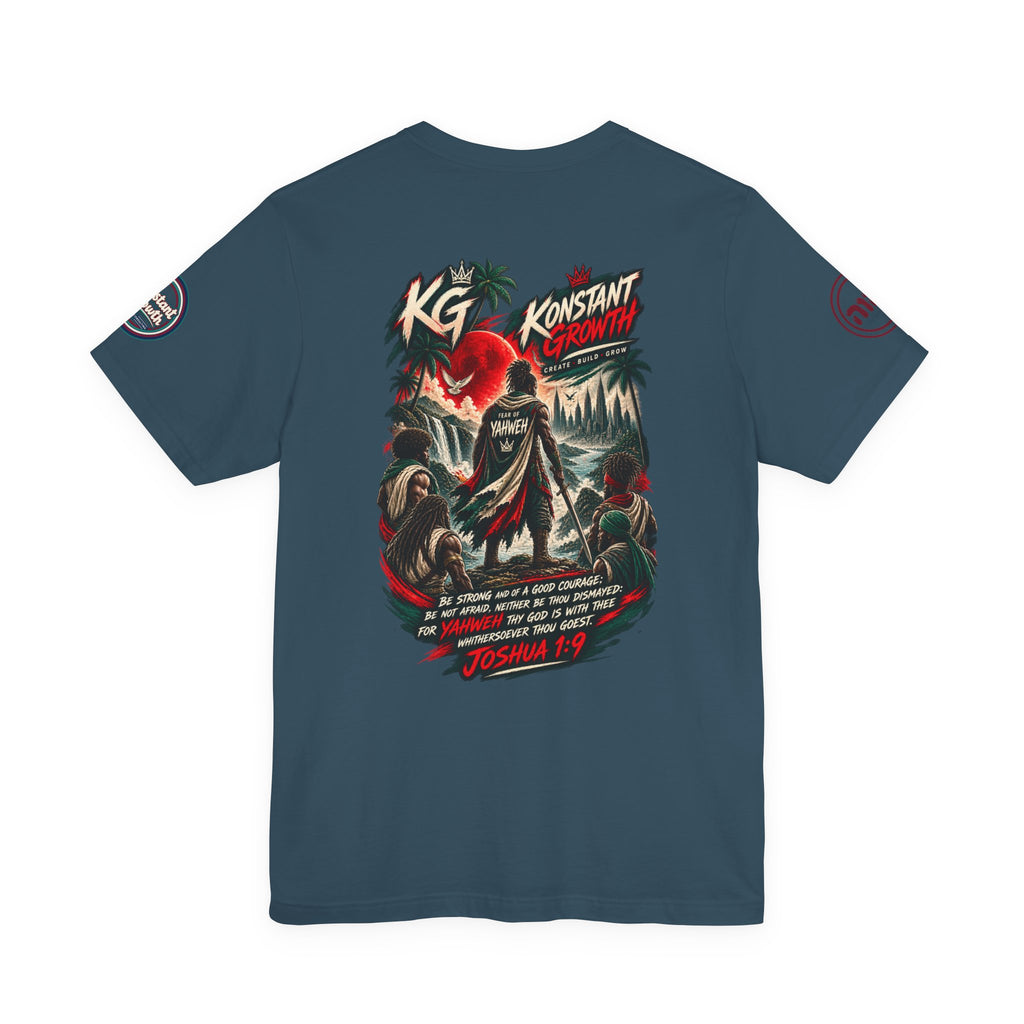 Konstant Growth Logo Tee | Joshua 1:9 Inspirational Fear Of Yahweh