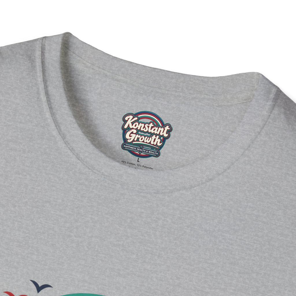 Konstant Growth Palm Tree T‑Shirt — Tropical Motivational Graphic Tee