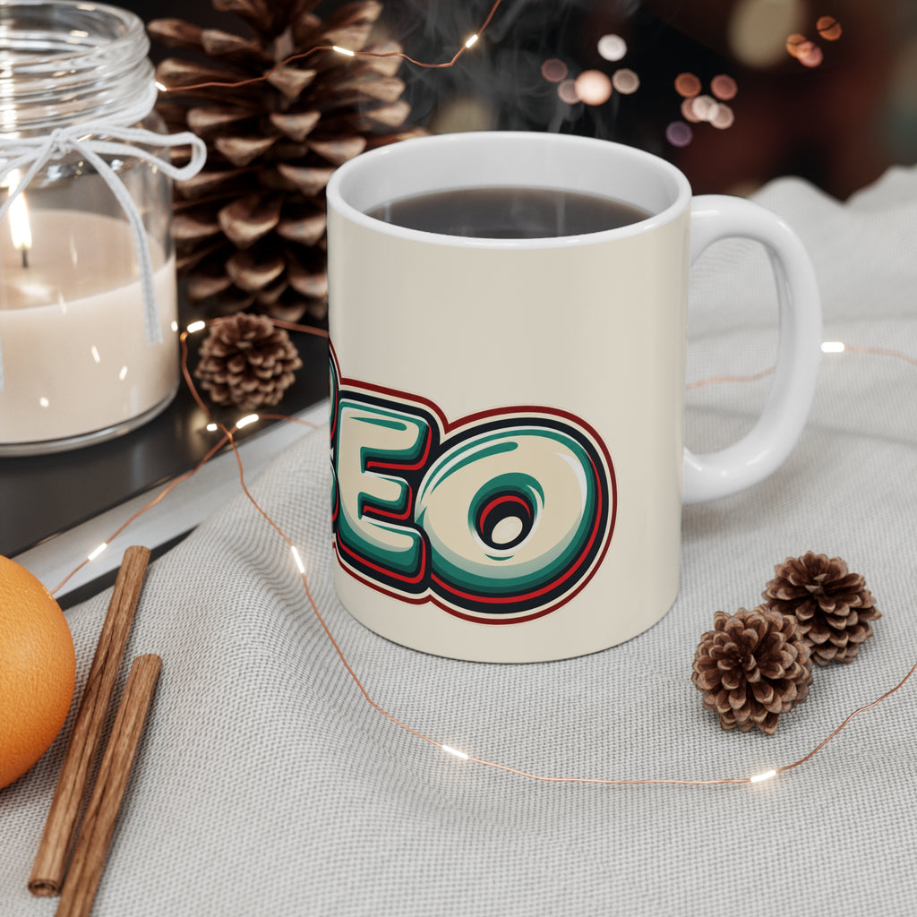 Retro Sunset Crest Mug — CEO Vintage Surf Wave Coffee Cup (11oz)