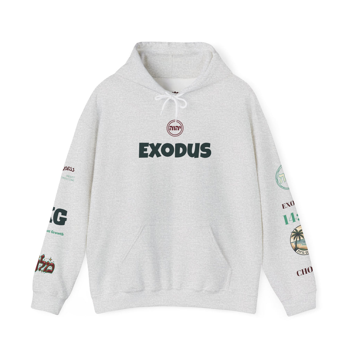 Exodus Graphic Hoodie | Angelic Battle Backprint Pullover