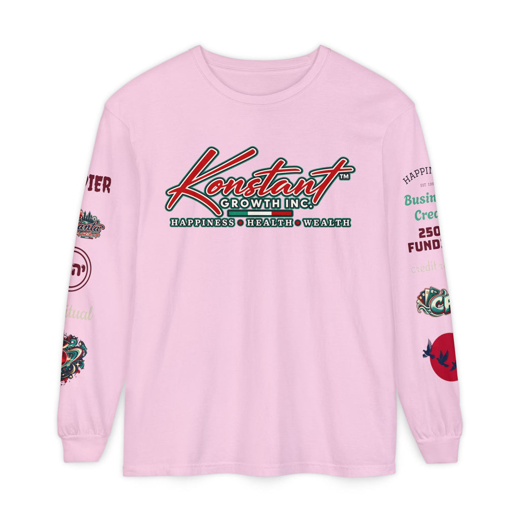 Konstant Growth Long Sleeve T-Shirt — Tropical Palm Surf Graphic