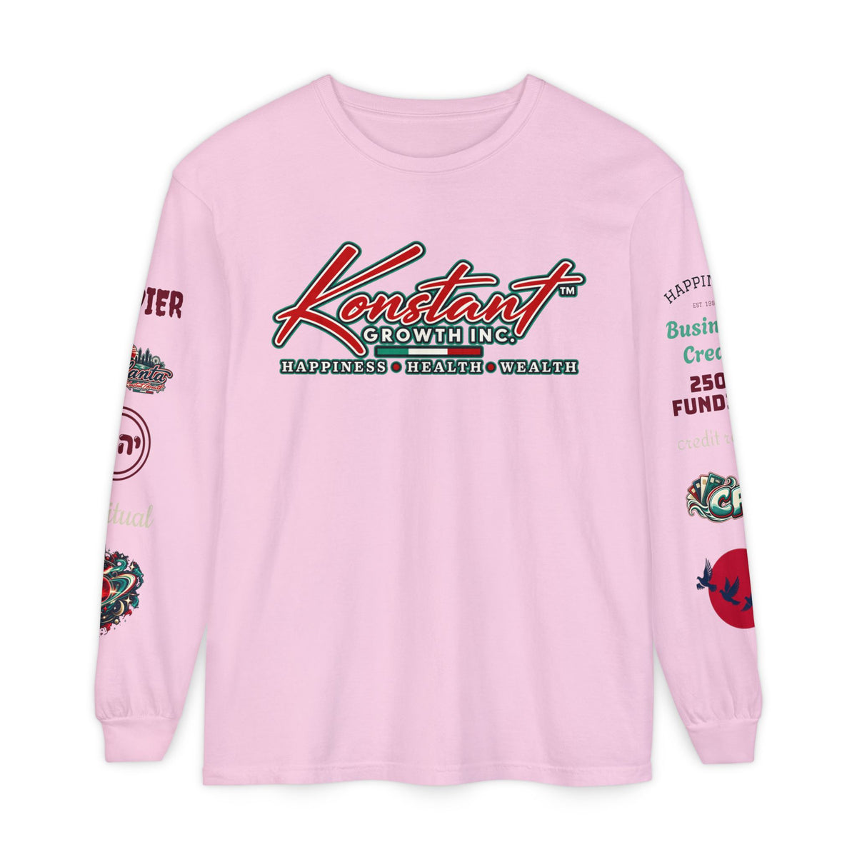 Konstant Growth Long Sleeve T-Shirt — Tropical Palm Surf Graphic