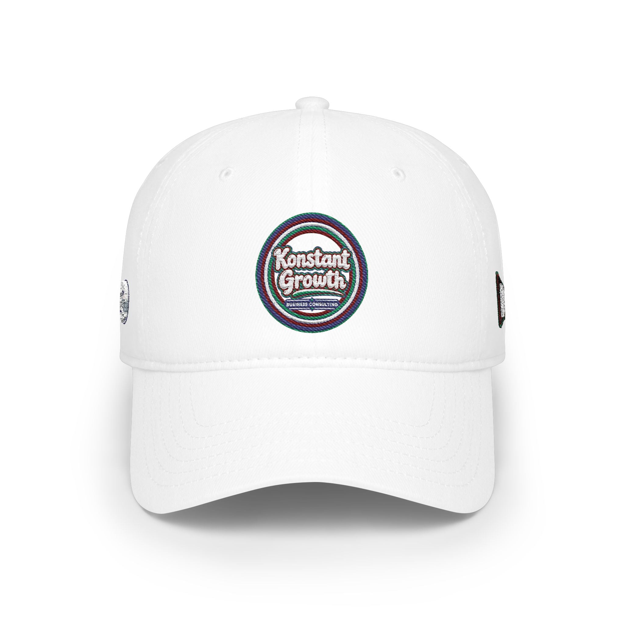 Konstant Growth Circular Logo Baseball Cap | Embroidered Badge